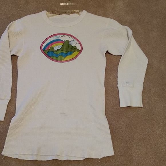 Tops - Vintage 70's Baby!  Waffle Iron Shirt. 1970